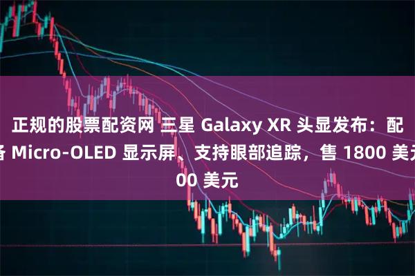 正规的股票配资网 三星 Galaxy XR 头显发布：配备 Micro-OLED 显示屏、支持眼部追踪，售 1800 美元